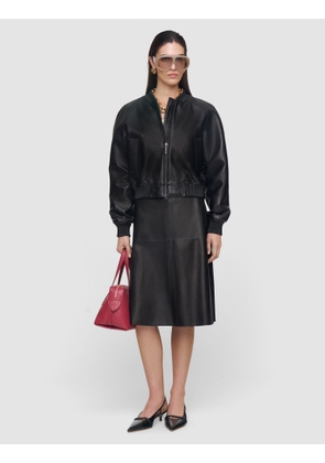 Quinn Soft Nappa Leather Jacket - 32