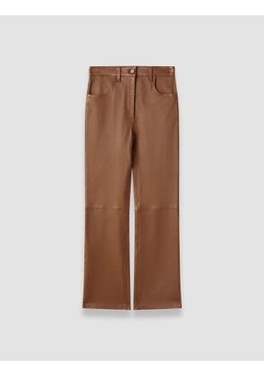 Duke Leather Stretch Trousers - 34