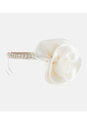 Magda Butrym Floral-applique crystal-embellished choker