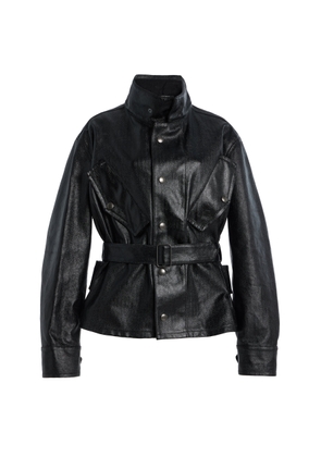Maison Margiela Belted Coated-Cotton Jacket  - Moda Operandi