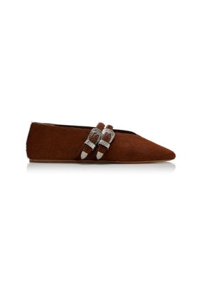 Le Monde Beryl Claudia Calf Hair Ballet Flats - Moda Operandi