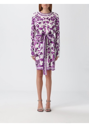 Dress DOLCE & GABBANA Woman color Violet