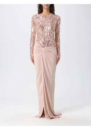 Dress ELISABETTA FRANCHI Woman color Nude