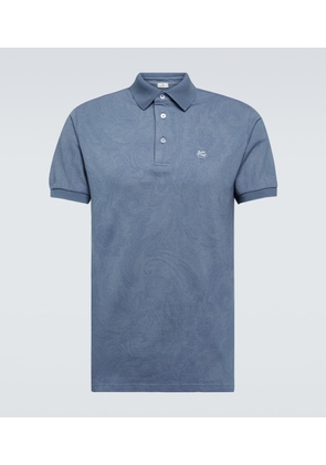 Etro Paisley cotton polo shirt