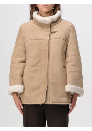 Fur Coat FAY Woman color Beige