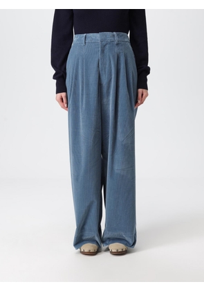 Pants DONDUP Woman color Blue