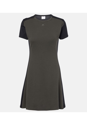 Courreges Logo cotton jersey T-shirt dress