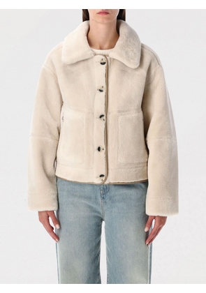 Fur Coat URBANCODE Woman color White