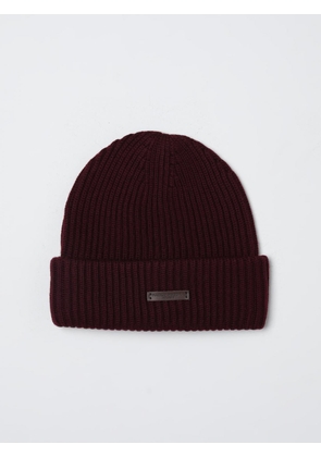 Hat PAOLO PECORA Men color Burgundy