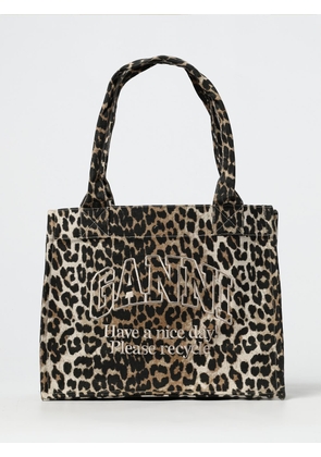 Tote Bag GANNI Woman color Brown
