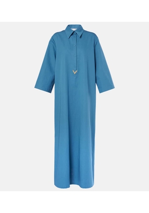 Valentino VGold cotton and linen shirtdress