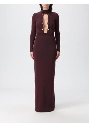 Dress ELISABETTA FRANCHI Woman color Burgundy