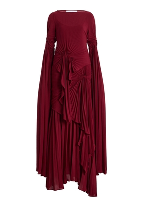 GEORGIA HARDINGE Waterfall Convertible Plisse Maxi Dress - Moda Operandi