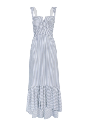Andres Otalora Ananya Cotton Poplin Midi Dress - Moda Operandi