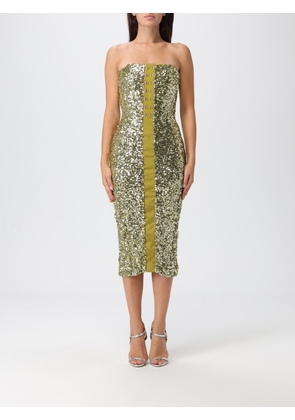 Dress ELISABETTA FRANCHI Woman color Green