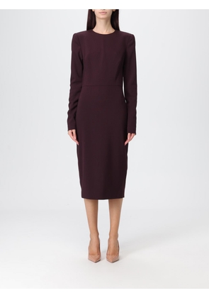 Dress VICTORIA VICTORIA BECKHAM Woman color Mahogany