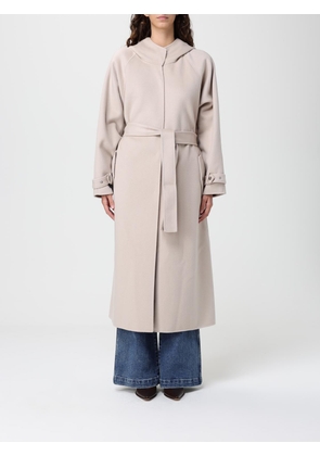Coat PINKO Woman color Beige