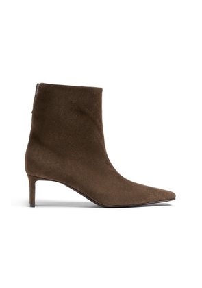 Khaite Ona Suede Ankle Boots - Moda Operandi