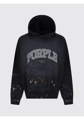 Sweatshirt PURPLE Men color Black