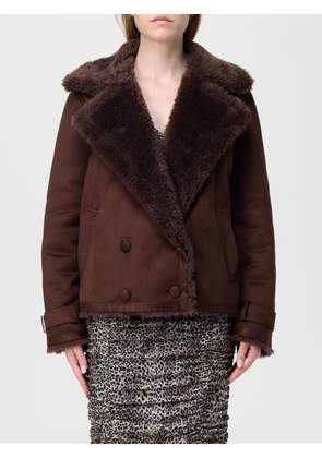Fur Coat LIU JO Woman color Brown