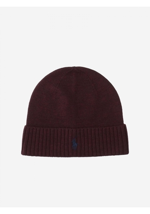 Hat POLO RALPH LAUREN Men color Burgundy