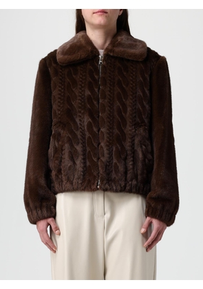 Fur Coat LIU JO Woman color Cocoa