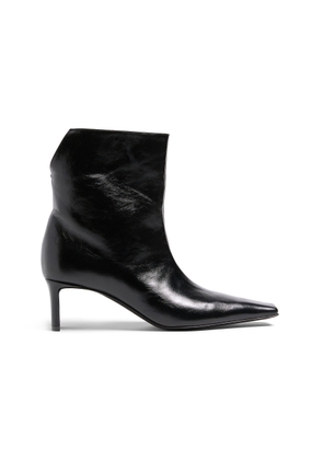 Khaite Ona Leather Ankle Boots - Moda Operandi