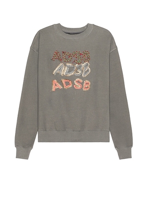 Andersson Bell Adsb Patch Logo Sweatshirt in Charcoal - Black. Size S (also in ).