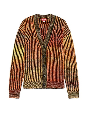 Diesel Oakland Cardigan in Scarlet - Orange. Size S (also in ).