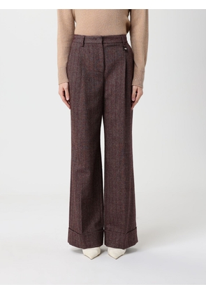 Pants LORENA ANTONIAZZI Woman color Burgundy