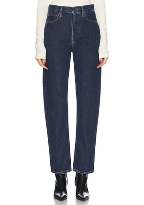AGOLDE 90's Pinch Waist High Rise Straight Jeans in Pendulum - Denim-Dark. Size 29 (also in 30, 31, 32, 33, 34).