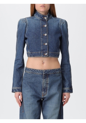 Jacket ALAÏA Woman color Blue