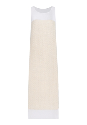 Khaite Miriele Bouclé-Inlaid Knit Maxi Dress - Moda Operandi