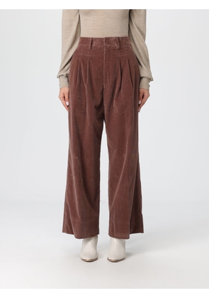 Pants DONDUP Woman color Brown