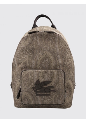 Backpack ETRO Men color Brown
