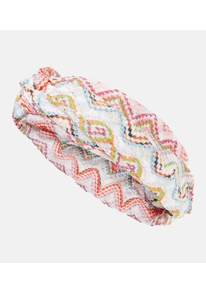 Missoni Zigzag lame head wrap