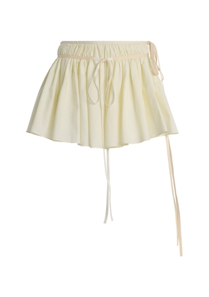 Tae Park Exclusive Volume Cotton Mini Skort - Moda Operandi