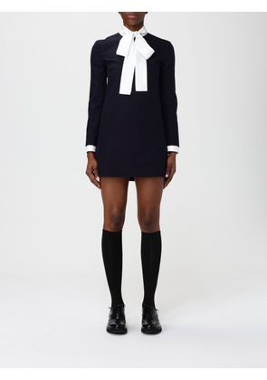 Dress THOM BROWNE Woman color Navy