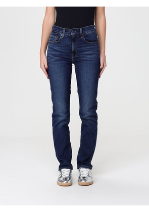 Jeans LEVI'S Woman color Denim