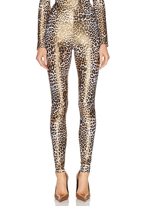 Alexandre Vauthier Panther Pant in Natural - Tan. Size 34 (also in ).