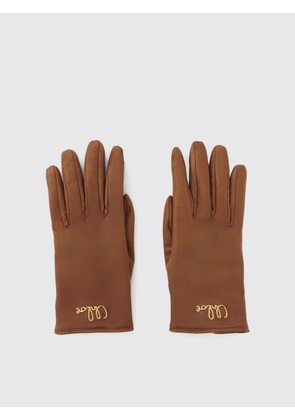 Gloves CHLOÉ Woman color Brown