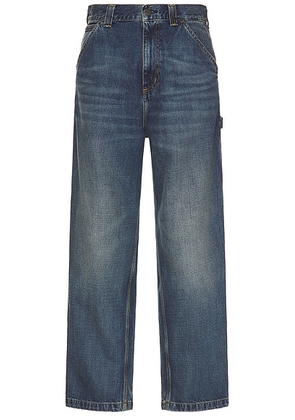 Carhartt WIP Single Knee Jeans in Dark Used Wash Blue - Blue. Size XL/1X (also in ).