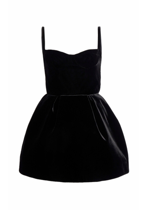 Giambattista Valli Velvet Bustier Mini Dress - Moda Operandi