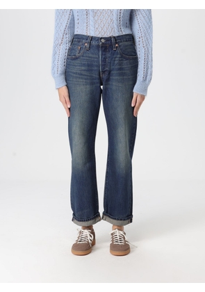 Jeans LEVI'S Woman color Denim