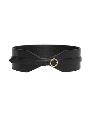ALAÏA Wide Belt in Noir - Black. Size 75 (also in ).