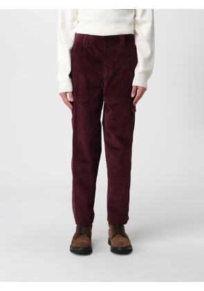 Pants PAOLO PECORA Men color Burgundy