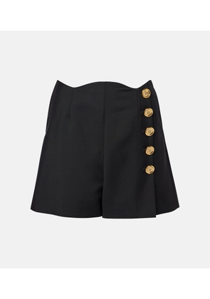 Givenchy Embellished wool and mohair shorts