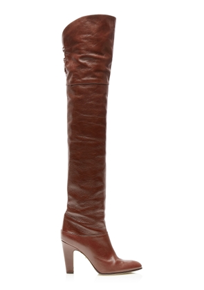 Chloé Eve Leather Over-The-Knee Boots - Moda Operandi