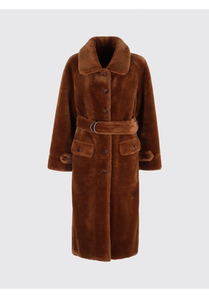 Fur Coat URBANCODE Woman color Brown