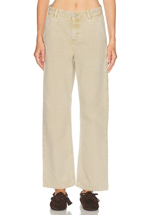 Carhartt WIP Pierce Pant in Dusty H Brown - Cream. Size 29 (also in 31).